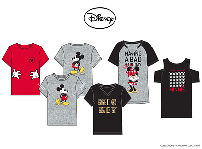 Mickey and Minnie design fashion design mickeymouse tshirt design