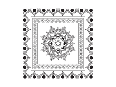 Luxury Mandala Design Pattern artwork. invitation