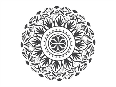 Mandala Design Pattern artwork invitation