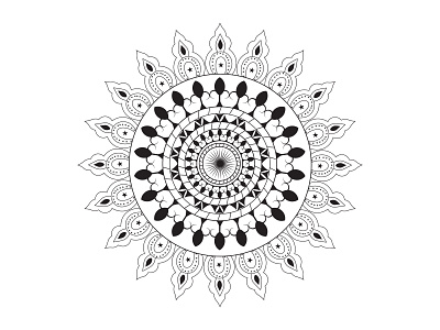 Mandala Design Pattern artwork. artwork