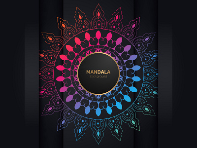 Luxury Mandala Design Pattern artwork.