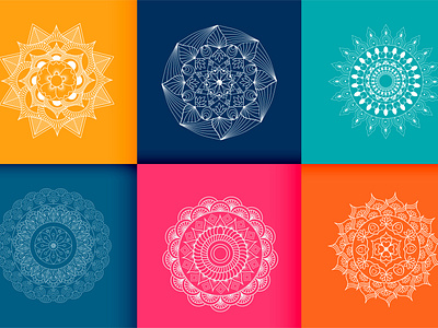 Color Mandala Design Pattern artwork