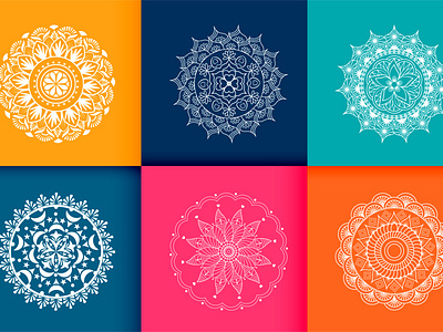 Color Mandala Design Pattern artwork