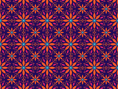 Colorful Mandala Design Pattern artwork artwork