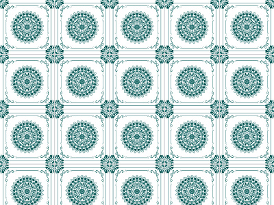 Luxury Colorful Mandala Design Pattern artwork card