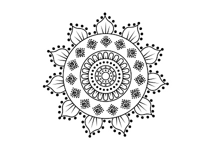 Mandala Design Pattern artwork colorful