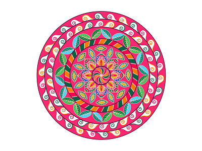 Luxury colorful mandala Design colorful