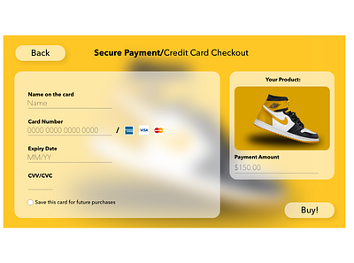 DailyUI #2 Credit Card Checkout dailyui dailyuichallenge design minimal ui ui deisgn ux ux design