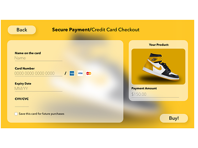 DailyUI #2 Credit Card Checkout