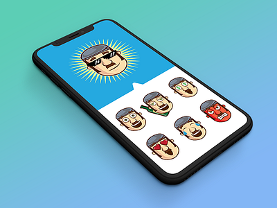 Emoji Alentejano alentejo app brand creative emoji illustration iloco merchandising shepherd ui