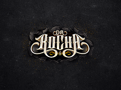 DaRocha 3d artist brand creative custom iloco lettering logo music type