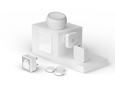 Smart Home Product 3d Rendering Adobe Dimension 3d design graphic design