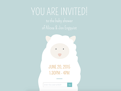 baby.engquist · invite animal ecard evite invitation invite sheep sketch vector