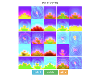 neurogram abstract app art generative web