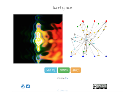 Burning Man app art generation neural networks social visualisation