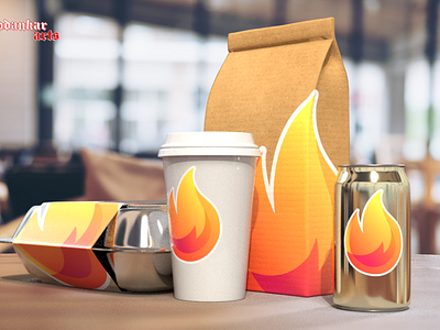 Fire Beverages design graphic design