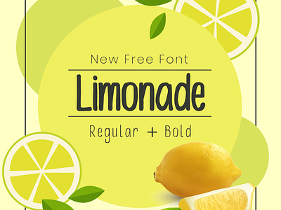 Limonade Free Font branding design graphic design logo
