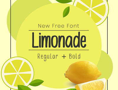 Limonade Free Font branding design graphic design logo
