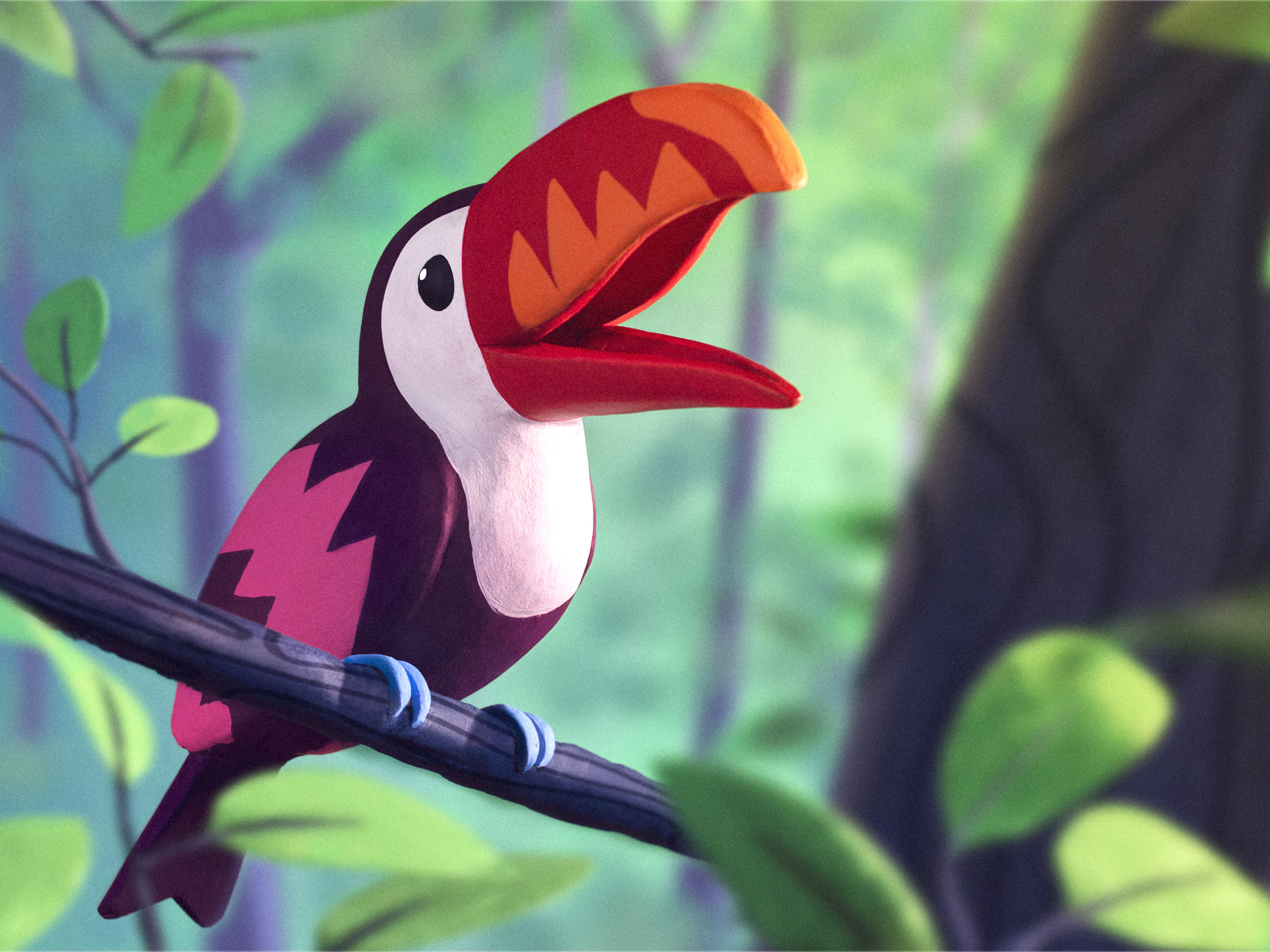 Toucan by Cody Gindy on Dribbble