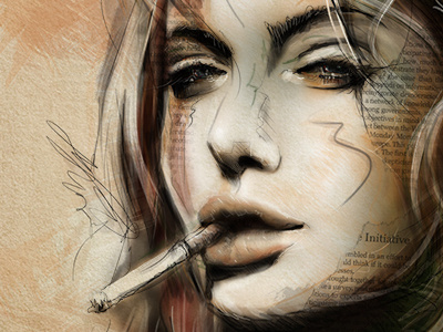 Angelina Jolie angelina jolie cinema digital art digital painting drawing illustration movies