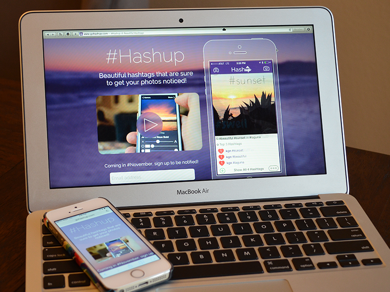 #Hashup Website website app ios iphone responsive html css video