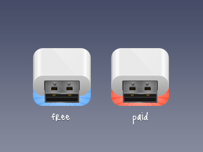 USB Disk - Replacement Icon icon ios ipad iphone replacement icon usb usb disk