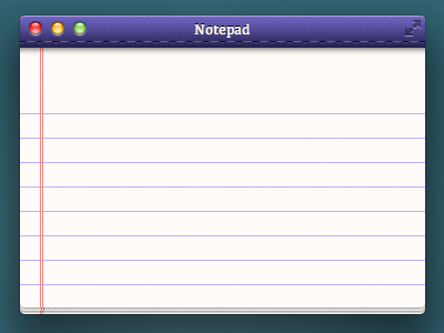 Notepad App Mockup