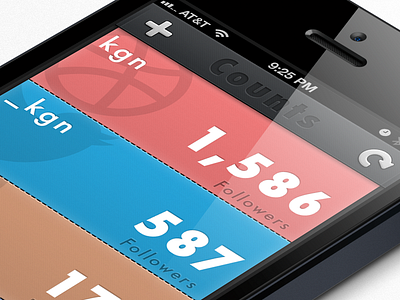 Counts, the app formerly known as tout dribbble facebook github iphone networks social twitter