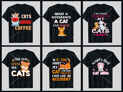 Best Cat T Shirt Design Bundle