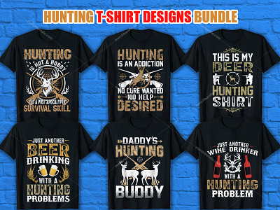 Hunting T Shirt Design Bundle