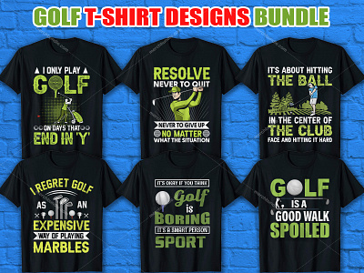 Golf T Shirt Designs