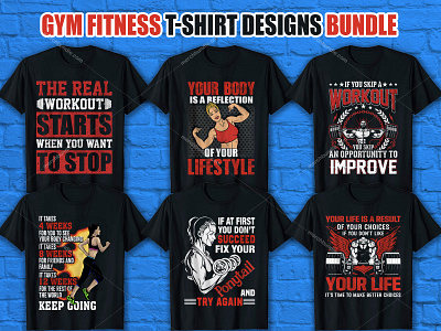 Gym Fitness T Shirt Designs