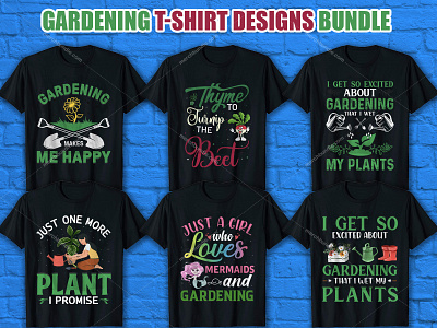 Gardening T Shirt Design