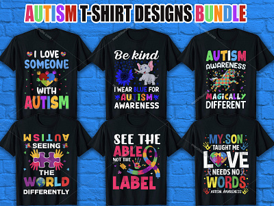 Autism T Shirt Design