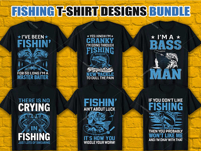 Fishing T Shirt Design Bundle by Merch Bundle on Dribbble