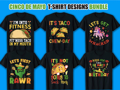 Cinco de Mayo T-Shirt Design Bundle