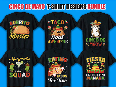 Cinco De Mayo T-Shirt Design Bundle