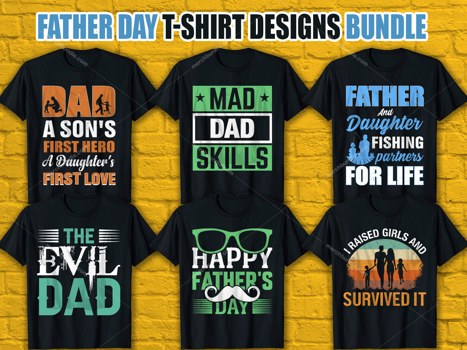 Father's Day t-Shirt Design for Merch By  by Merch Bundle on Dribbble