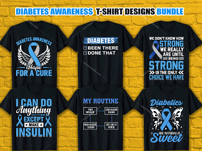 Diabetes T-Shirt Designs For Merch By Amazon