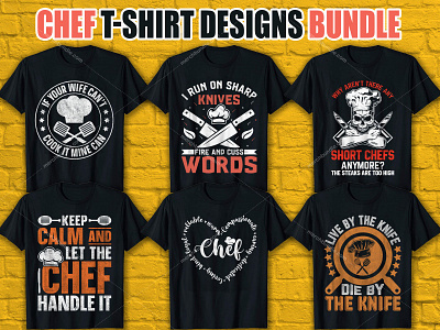 CHEF T-Shirt Design Bundle