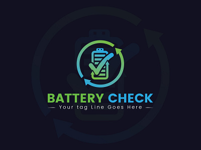 Battery Check Logo Design app battery battery logo branding design icon illustration logo logo design logo design concept logo design process typography ui ux vector web