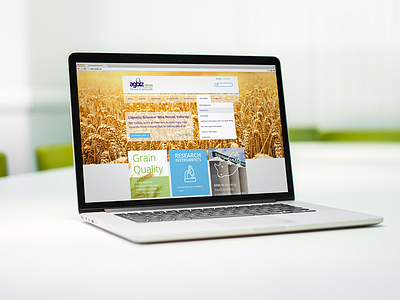 Agbiz Grain Website agriculture business corporate farm grain navigation south africa ui uiux web website wheat