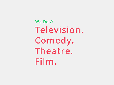 Whatnot Type brand comedy company entertainment film green red theatre type typography vector whatnot