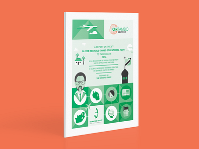 SOMAFCO ORET Report Book - Cover book cover icons illustration layout oliver reginald tambo print report tanzania vector