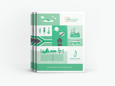 SOMAFCO ORET Presentation Book - Cover book cover icons illustration layout oliver reginald tambo print solomon mahlangu tanzania vector