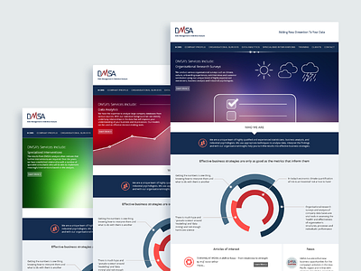 DMSA Website - Sliders analytics business corporate data dmsa high tech infographic information statistics strategy tech technology ui uiux website