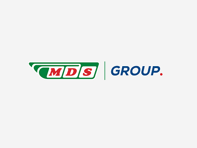 MDS Group Logo brand branding corporate courier logo online outsourcing technology vector visas web