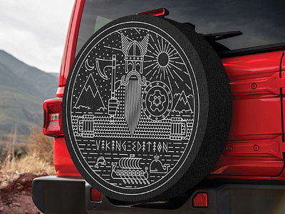 Jeep Wrangler Viking Edition Wheel Cover