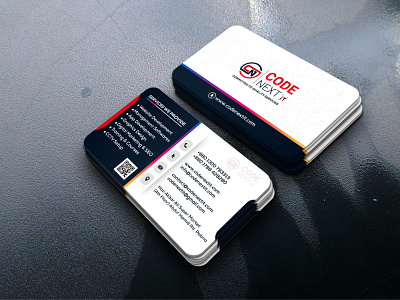 Business Card Design app branding businesscard card design flat graphic design illustration logo ui ux vector