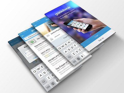 Guidebook for iOS app flat guidebook icon interface ios 7 iphone product ui ux uxui